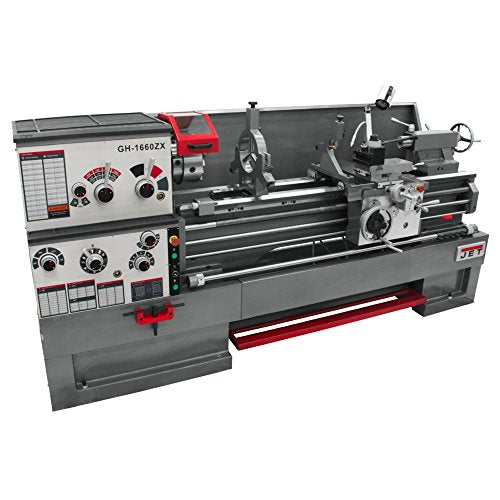 JET GH-1660ZX, 16" x 60" Large Spindle Bore Lathe, Newall DP700 DRO, Taper Attachment (321529) Jet