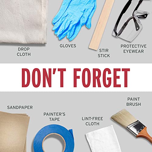 Rust-Oleum 7776730 Protective Enamel Paint, 8-Fl Oz, Flat Black(Pack of 1) Rust-Oleum