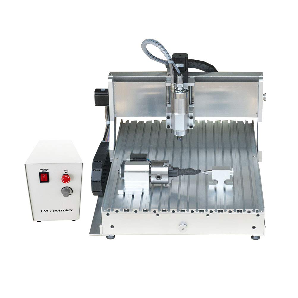 TEN-HIGH 6090 2200W CNC Router Engraving Drilling Milling Machine,usb port with 4th Axis. TEN-HIGH