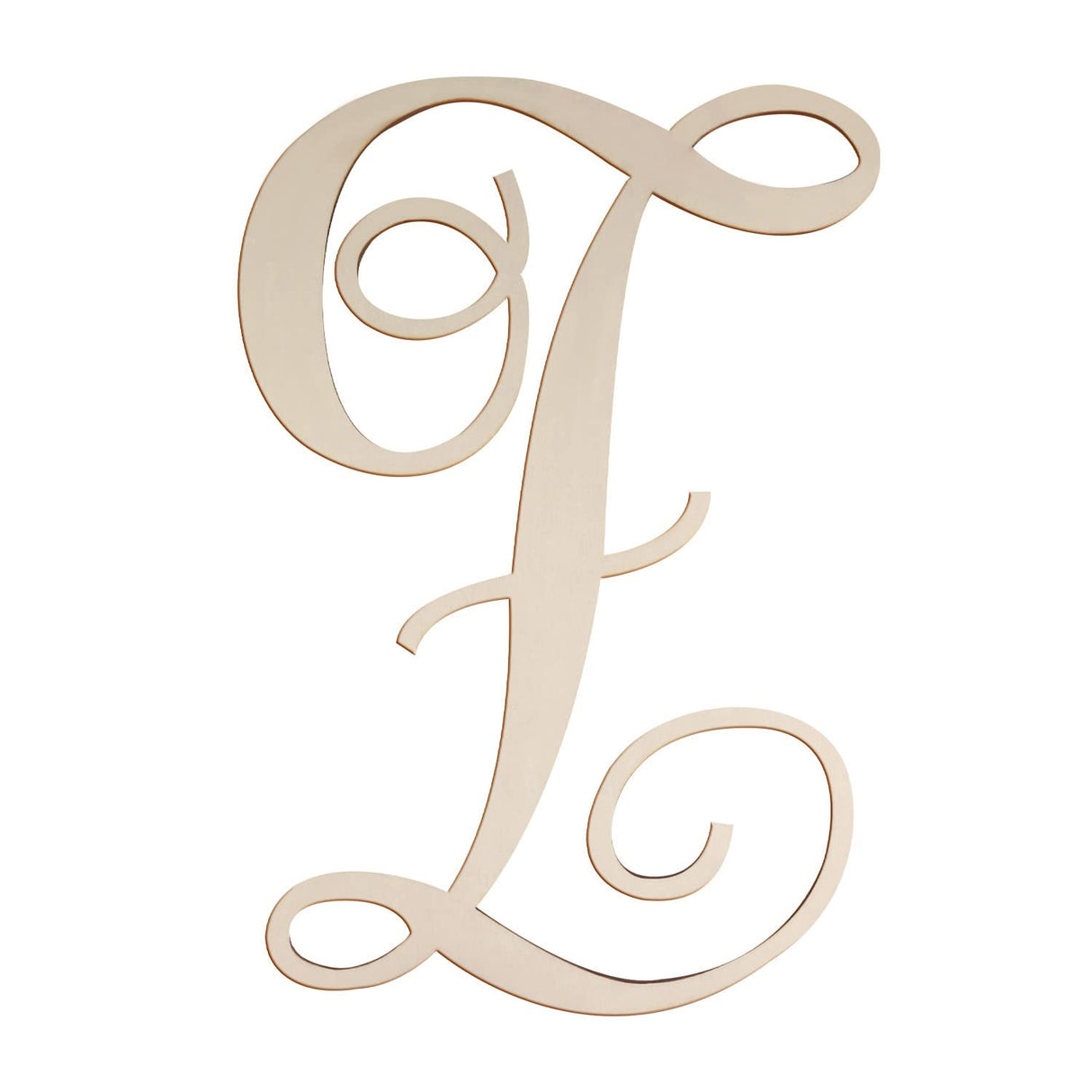 Cursive Wooden Letters Z for Wall Decor 14 Inch Large Wooden Letters Unfinished Monogram Wood Letter Crafts Alphabet Sign Cutouts for DIY Painting Focal20