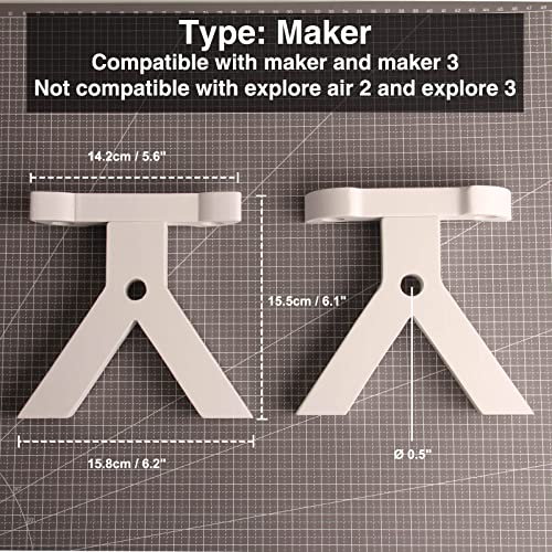 LOPASA Stand Legs Compatible with Cricut Maker 3/ Maker, Cricut Machine, Accessories and Supplies Storage Tools, Save Craft Table or Desk Space(Maker LOPASA