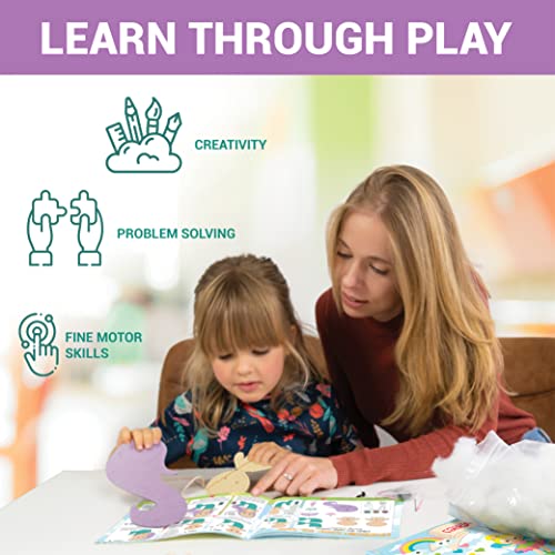 Craftorama Sewing Kit for Kids, Fun and Educational Fairytale Craft Set for Boys and Girls Age 7-12, Sew Your Own Felt Animals Craft Kit for Craftorama