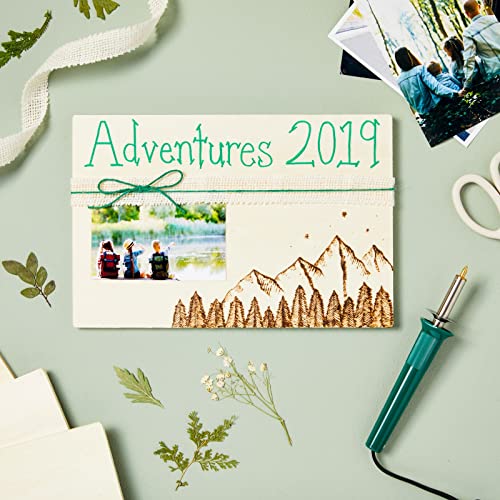 Juvale 6 Pack Rectangle Wooden Boards for Wood Burning, Unfinished Wood Planks, Rectangle Wood Pieces for Crafts, Panels for Painting, Art, DIY Juvale