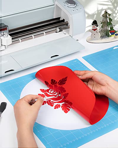 Gwybkq Cutting Mat for Cricut Maker 3/Maker/Explore 3/Air 2/Air/One 12 Pack 12x12 Adhesive Sticky Light Cut Mats Replacement Accessories Quilting Gwybkq