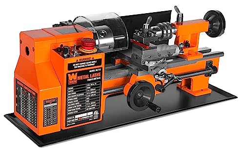 WEN 7-by 12-Inch Benchtop Metal Lathe, Variable Speed, Two Direction (ML712) WEN