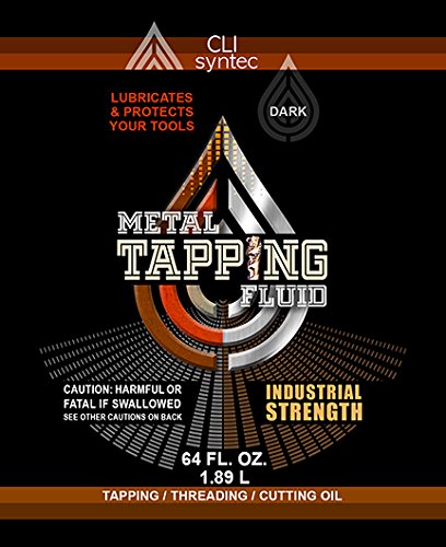 Premium Metal Tapping Fluid - 64 FL. OZ. Threading and Cutting Oil CLIsyntec