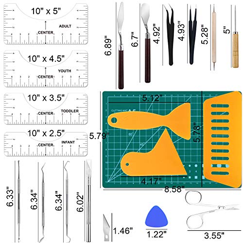 30 PCS Precision Craft Weeding Tools for Weeding Vinyl, DIY Art Work Cutting, Hobby, Scrapbook,Sewing. NEOACT