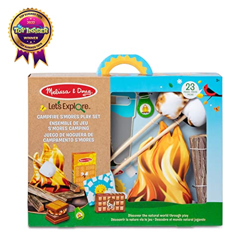 Melissa & Doug Let's Explore Campfire S'Mores Play Set - Play Campfire Sets For Kids Ages 3+ Melissa & Doug