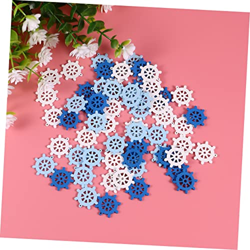 KALLORY 60 Pcs Unfinished Wood Cutout Shapes Home Accessories Home Ornament Beach Nautical Theme Decor Unfinished Wooden Slices Wooden Heart Woodsy KALLORY