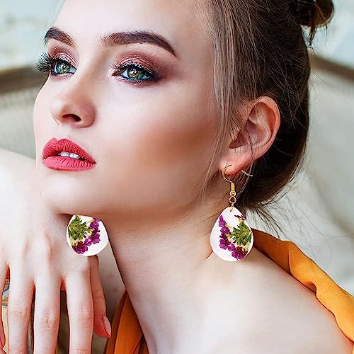 RESIN GO 54 Pcs Epoxy Resin Jewelry Molds for Beginners, Moldes De Silicona para Resina for Earrings Pendants Necklaces Keychains Making, Variety RESIN GO