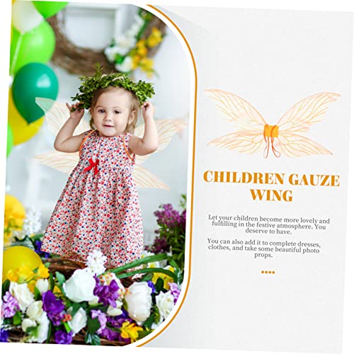 VOSAREA Cicada Wings Halloween Elf Wing Photo Props Kid Elf Wings Kids Butterfly Wings Women Fairy Costume Wings Princess Cosplay Wings Adult Fairy VOSAREA