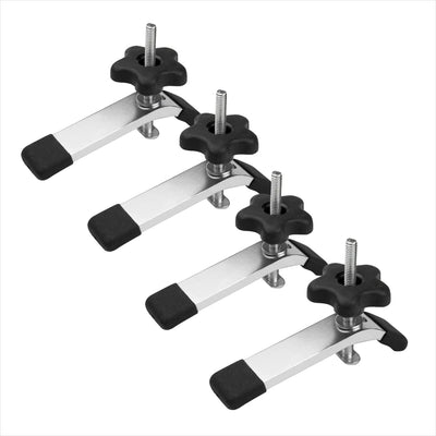 DUBOIS 51018 T-Track Hold Down Clamp, 5-1/2” L x 1-1/8” W, 4 Pack, T Track Clamps for Woodworking
