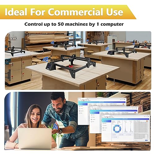 Official LONGER RAY5 Laser Engraving and Cutting Machine, 40W Laser Engraver for Wood and Metal, Acrylic, Leather, Glass, etc, 3.5 inch Touch Screen, Longer