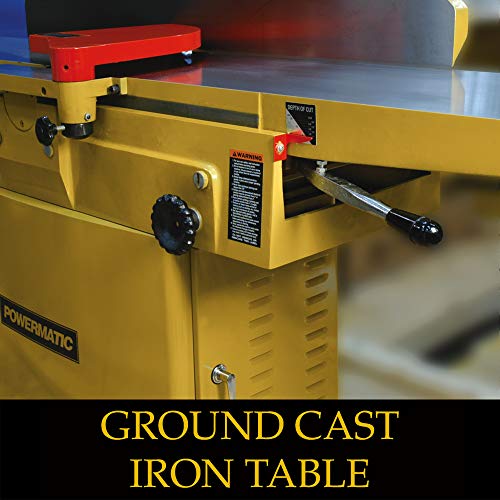 Powermatic 1285, 12-Inch Jointer, Helical Head, 3HP, 1Ph 230V (1791307) Powermatic