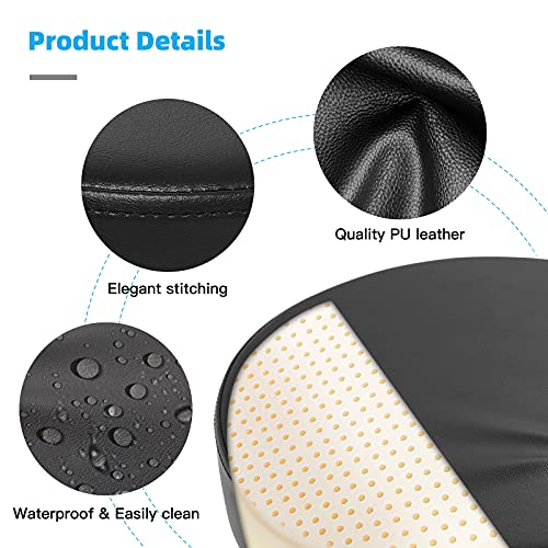 Mineloff Rolling Stool with Wheels 400lbs Weight Capacity,Heavy Duty Lash Chair Adjustable for Tatoo Lab Massage Salon Spa Drafting Nail Teach,360 Mineloff