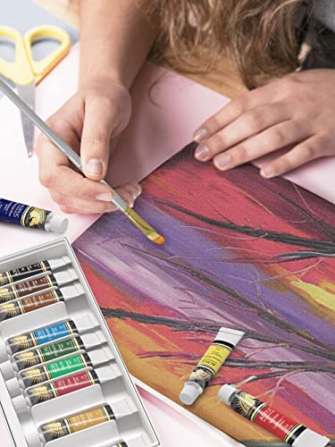 MyArtscape Acrylic Paint Set - 12 x 12ml Tubes - Lightfast - Heavy Body MyArtscape