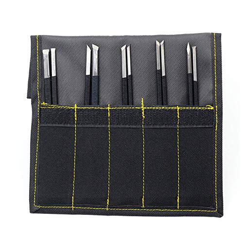 Toolso Stone Carving Tool 10pcs High-Carbon Steel Carving Chisels/Knives Kits Toolso