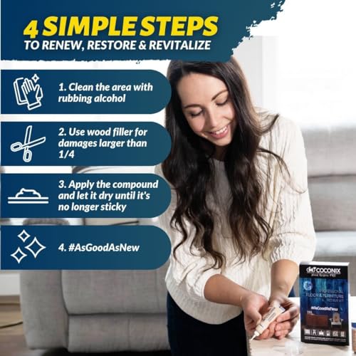 COCONIX Wood Restore PRO Professional Floor & Furniture Repair Kit COCONIX