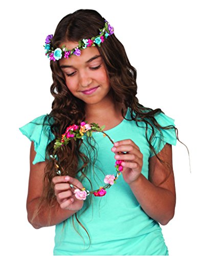 Creativity for Kids Flower Crowns Craft Kit - Create 4 Hair Accessories Creativity for Kids