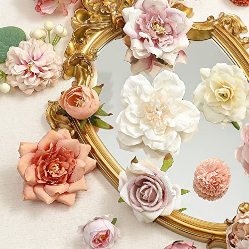 YYHUAWU Artificial Flowers Combo Set Fake Flower Leaf Box with Stems for DIY Wedding Bouquets Centerpieces Flower Arrangements Decorations Baby YYHUAWU