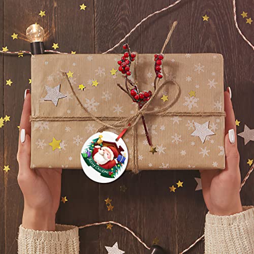 Valyria Sublimation Ornaments Blanks Bulk MDF Sublimation Christmas Ornament Blanks White Blank Christmas Tree Hanging Ornaments for Crafting DIY Valyria