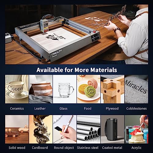 Official Creality Falcon 2 Laser Engraver, 40W Output Laser Engraver Machine, DIY Laser Cutter and Engraver Machine with Air Assist, 25000mm/min Creality