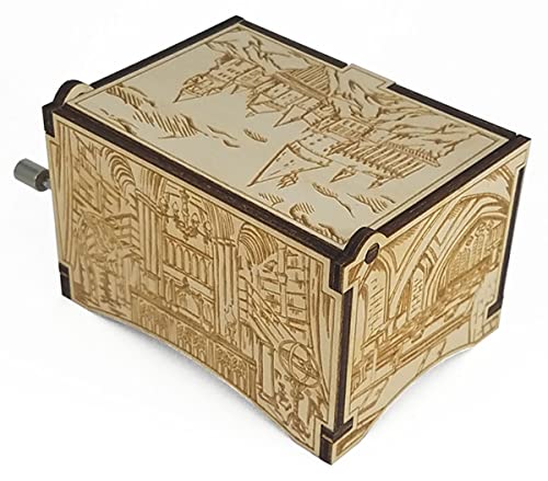 TheLaser'sEdge, Hogwarts Castle, Harry Potter Music Box with Hedwig's Theme - Solemnly Quote TheLaser'sEdge