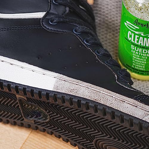 Angelus Easy Cleaner Sneaker Cleaner- Safetly Cleans dirt & Grime on all Fabric Types- Great for Shoes, Coats, Jackets, Canvas, Vinyl & More- 8.6 oz Angelus