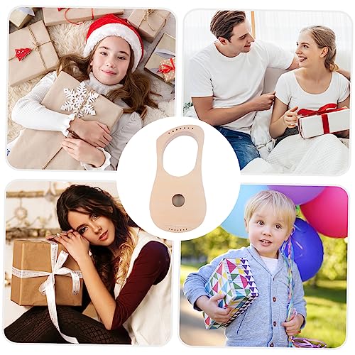 SUPVOX 1 Set DIY Wooden Piano Kids Mini Kids Musical Instruments Kids Educational Handwork Painting Lyre Harp Mahogany Lyre Harp Lyre Harp 19 Strings SUPVOX