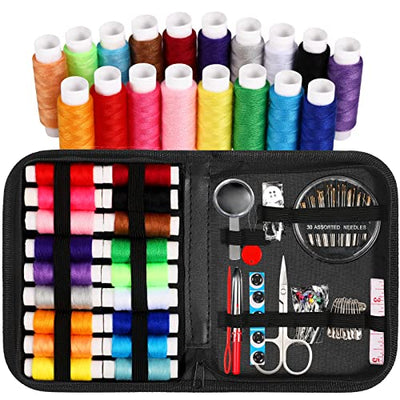 Sewing Kit for Adults and Kids,Marcoon Needle and Thread Kit with Sewing Supplies and Accessories Contains Scissors, Measure Tape,Seam