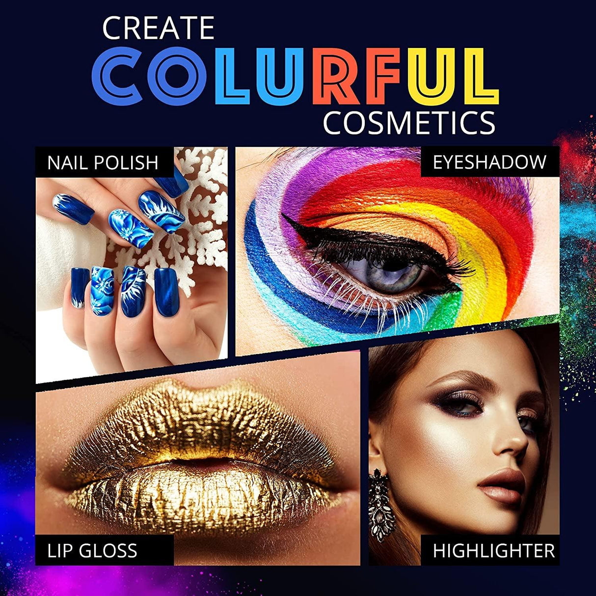 Craft Resin Mica Powder 26 Solid Colors, 4 Neon Glow for Epoxy Resin - 100% Natural, Cosmetic-Grade Resin Color Pigment Powder for Epoxy Resin DIY WoodArtSupply