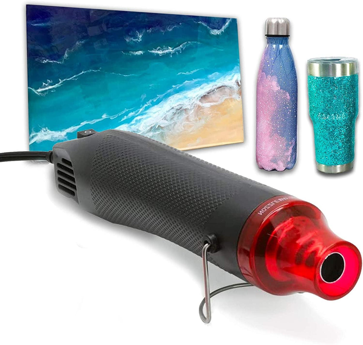 Bubble Removing Tool for Epoxy Resin and Acrylic Art, DIY Glitter Tumblers, Specially-Designed Heat Gun for Making Acrylic Resin Travel Mugs Tumblers WoodArtSupply