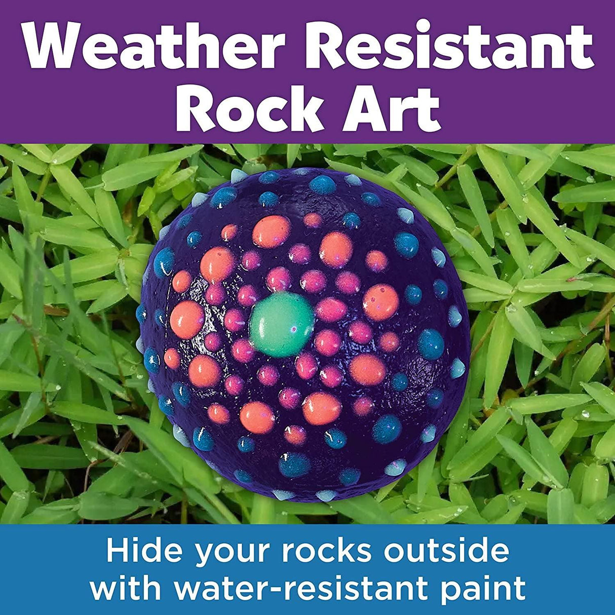 Creativity for Kids Glow in the Dark Rock Painting Kit - Painting Rocks Craft, Arts and Crafts WoodArtSupply