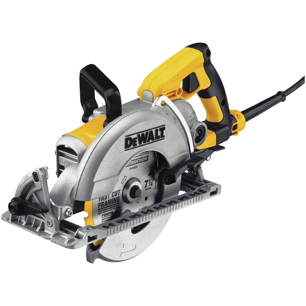 DEWALT 7-1/4-Inch Circular Saw, 15-Amp, Worm Drive, Corded (DWS535B) DEWALT