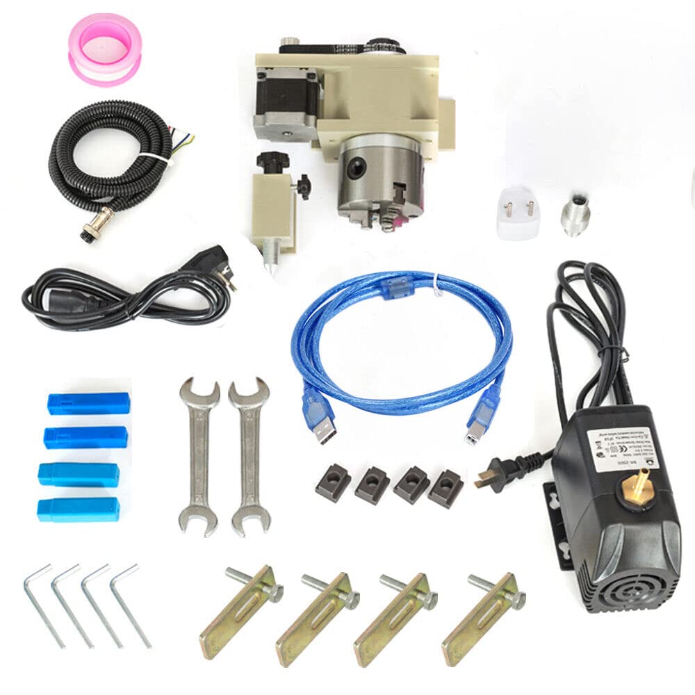 CNC Router Kit Engraver Milling 3D Cutting Machine, Carving Milling Engraving Machine, USB 4AXIS 6090 TOWOHIPPKI