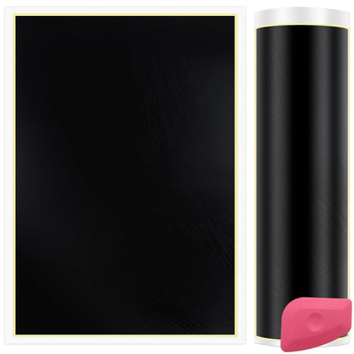 Frddiud Laser Engraving Marking Color Paper, 2 PCS Black Marking Paper, 15.3" x 10.4" Laser Engraving Paper for Fiber Laser Marking and Engraving,