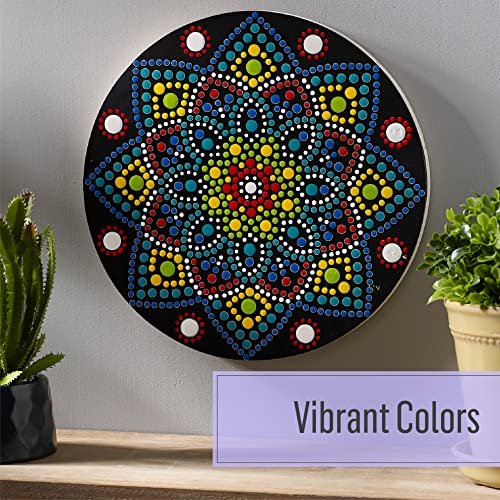 FolkArt Dots Set, 6 Piece Acrylic Paint Kit Featuring 6 Colors for DIY Indoor & Outdoor Multi-Surface Craft Projects, 49904 FolkArt