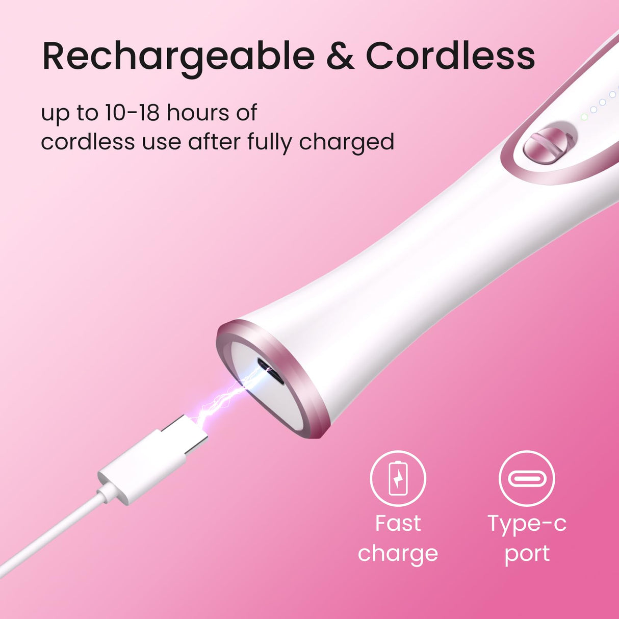 ISTON 36-Piece Professional Manicure & Pedicure Kit, Cordless Nail Drill Machine, 20000RPM,11Pcs Bits, 4 Speed, Electric Nail File Set, Nails Care ISTON