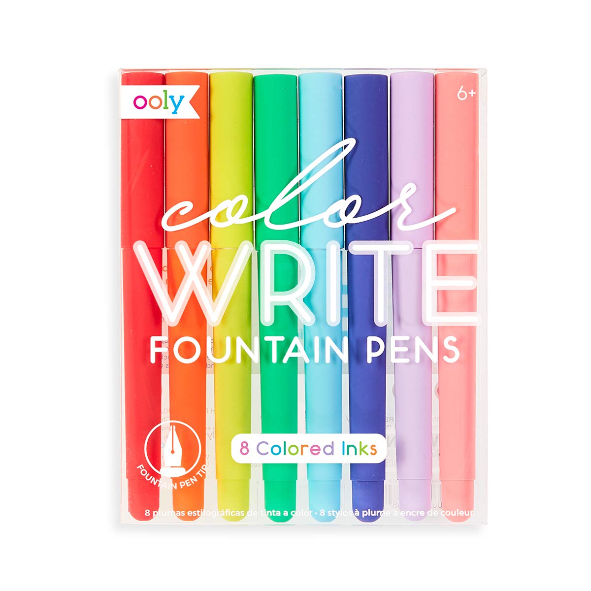 Ooly, Color Write Fountain Pens - Set of 8 Ooly