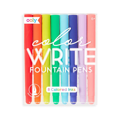 Ooly, Color Write Fountain Pens - Set of 8