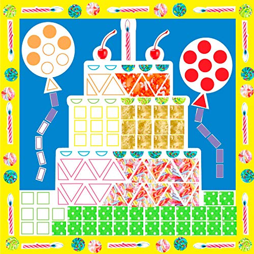 Alex Toys: Little Hands, Picture Mosaic, Kids Toddler Art and Craft Activity, Peel and Stick 5 Mosaics with Colorful Photo Stickers, Easy and Non ALEX Toys