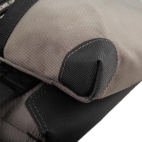 Bucket Boss Mullet Buster 3 Bag Tool Belt with Suspenders in Grey, 55135, Black, full size Bucket Boss