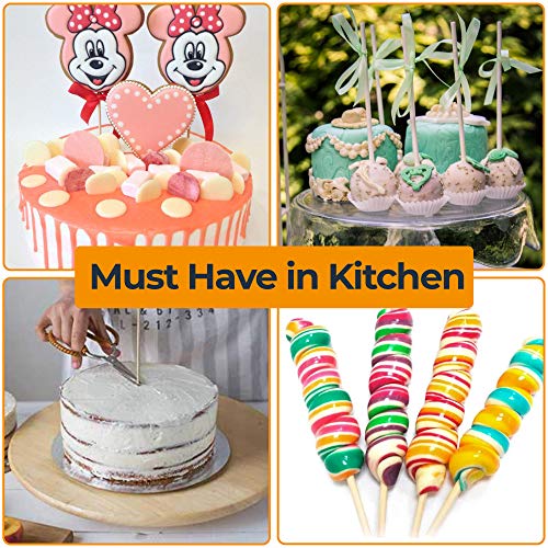 Wooden Dowel Rods for Craft - 60 pcs Round Wood Dowels 12 inch in Varying Sizes - 1/8, 3/16, 1/4 - Different Rods - Craft Sticks Round Dowels⊠StesoSHOP