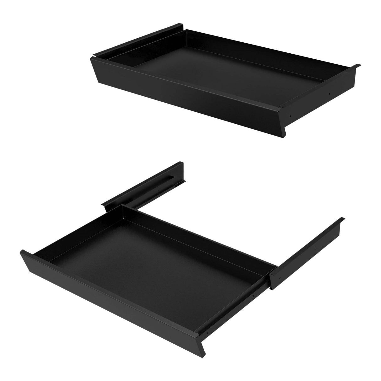 Stand Up Desk Store Add-On Office Sliding Under-Desk Drawer Storage Organizer for Standing Desks | Requires 14" of Front to Back Clearance Beneath S Stand Up Desk Store