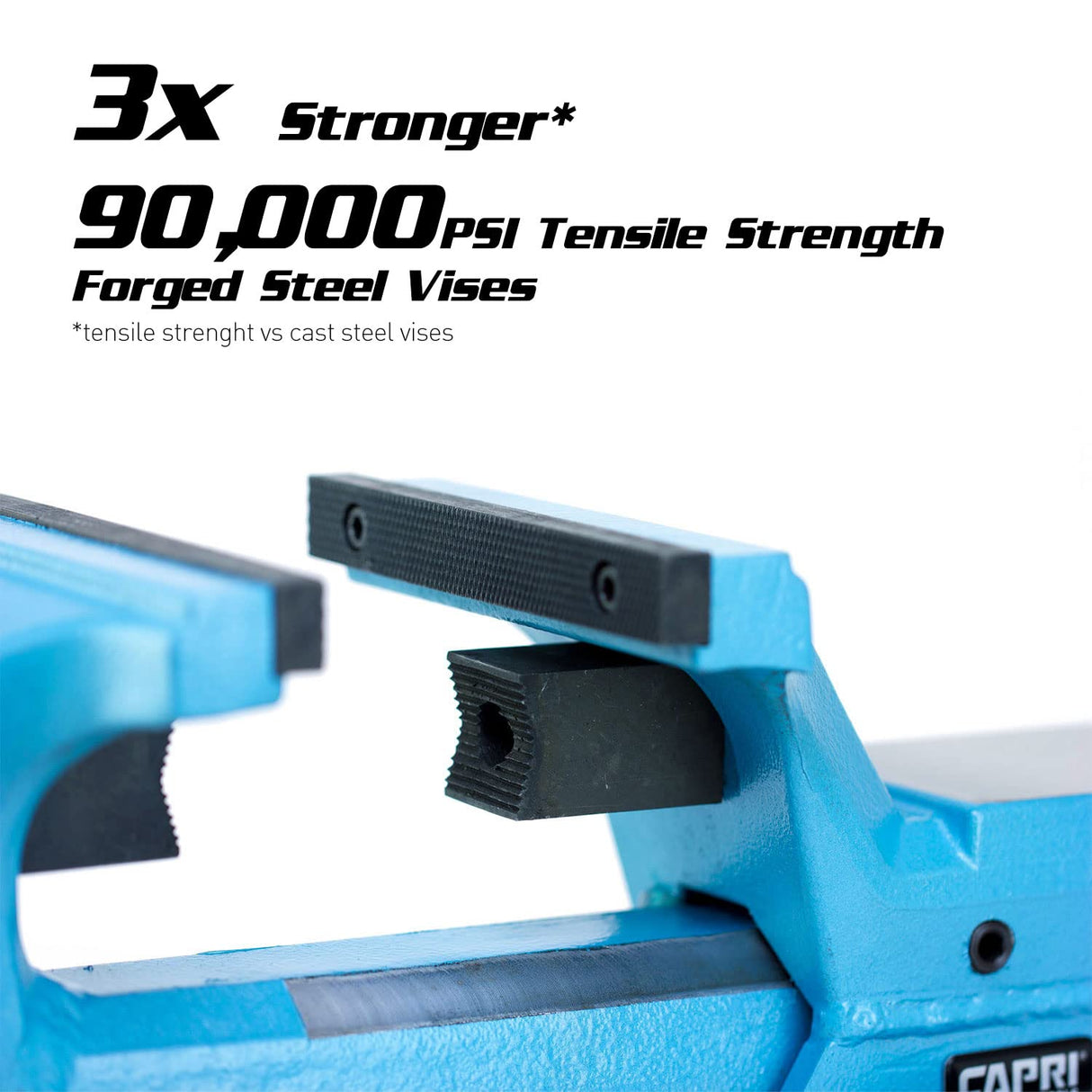 Capri Tools 10517 Ultimate Grip Forged Steel Bench Vise, 7" Capri Tools