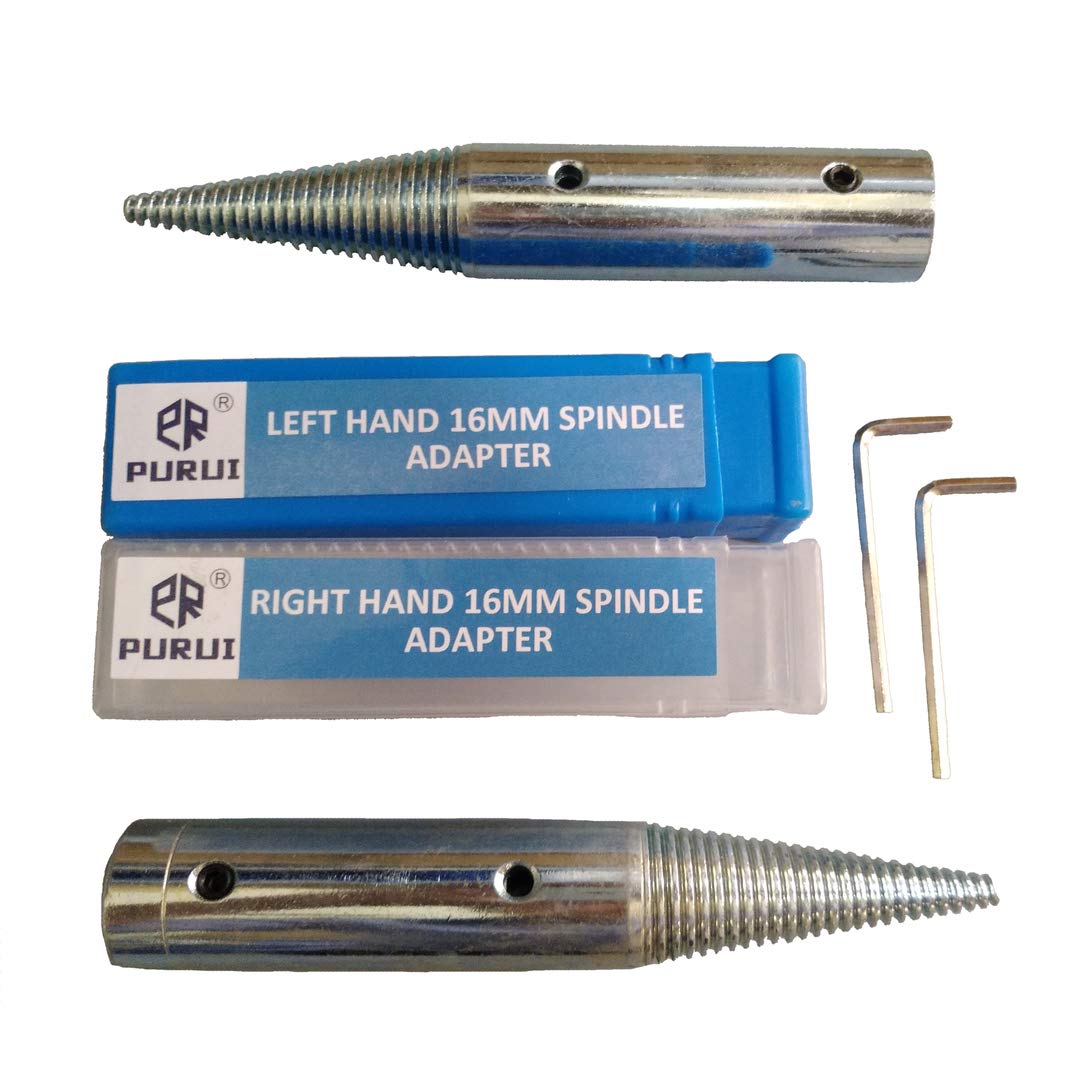 PURUI 5/8 Inch Bench Grinder Spindle Adapter for 8 Inch Bench Grinder, Used to Convert Your Bench Grinder Into A Bench Polisher, 5/8 Inch Arbor Hole, PR PURUI