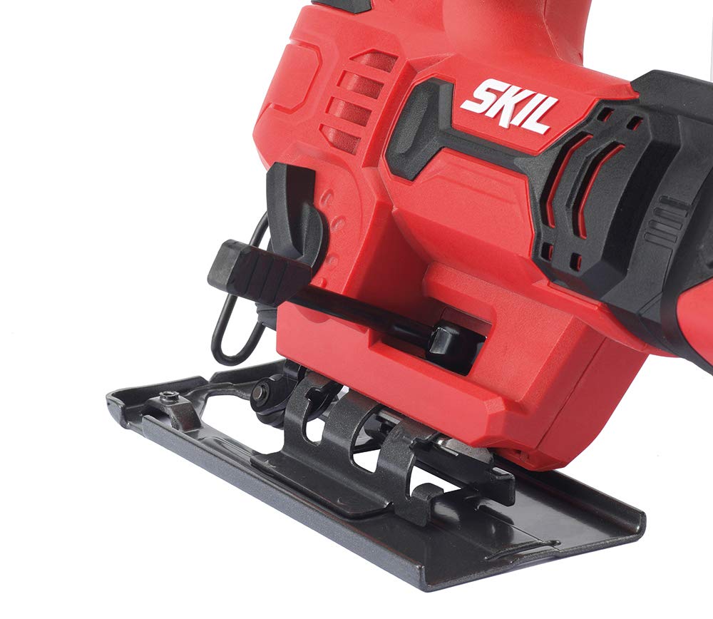 SKIL PWR CORE 20V 7/8 Inch Stroke Length Jigsaw Includes 2.0Ah PWR CORE 20 Lithium Battery and Charger - JS820302 Skil