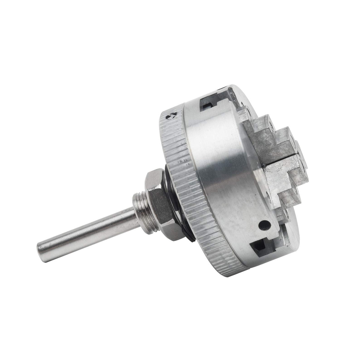 Z011 3-Jaw Lathe Chuck, Mini Lathe Chuck with Connecting Rod and Short Sticks, Self Centering Wood Turning Chuck, Power Lathe Accessory soikoi