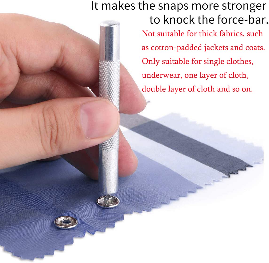 CHEPULA Craftsmanship DIY 200 Sets Metal Snaps Buttons with Fastener Pliers Press Tool Kit for Sewing and Crafting (10 Colors,9.5mm) (Hollow) CHEPULA