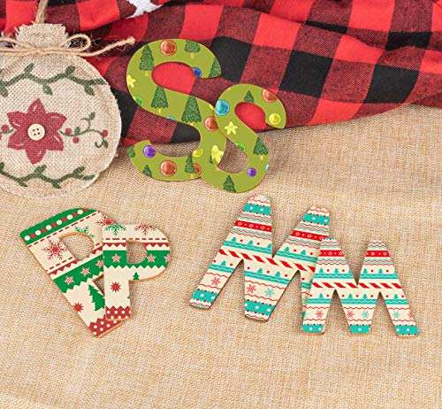 CMIOUEO 2" Wooden Letters - 170 Pcs Wood Alphabet Letters for Crafts Wood Letters Sign Decoration Unfinished Wood Letters for Painting/Wall ilauke